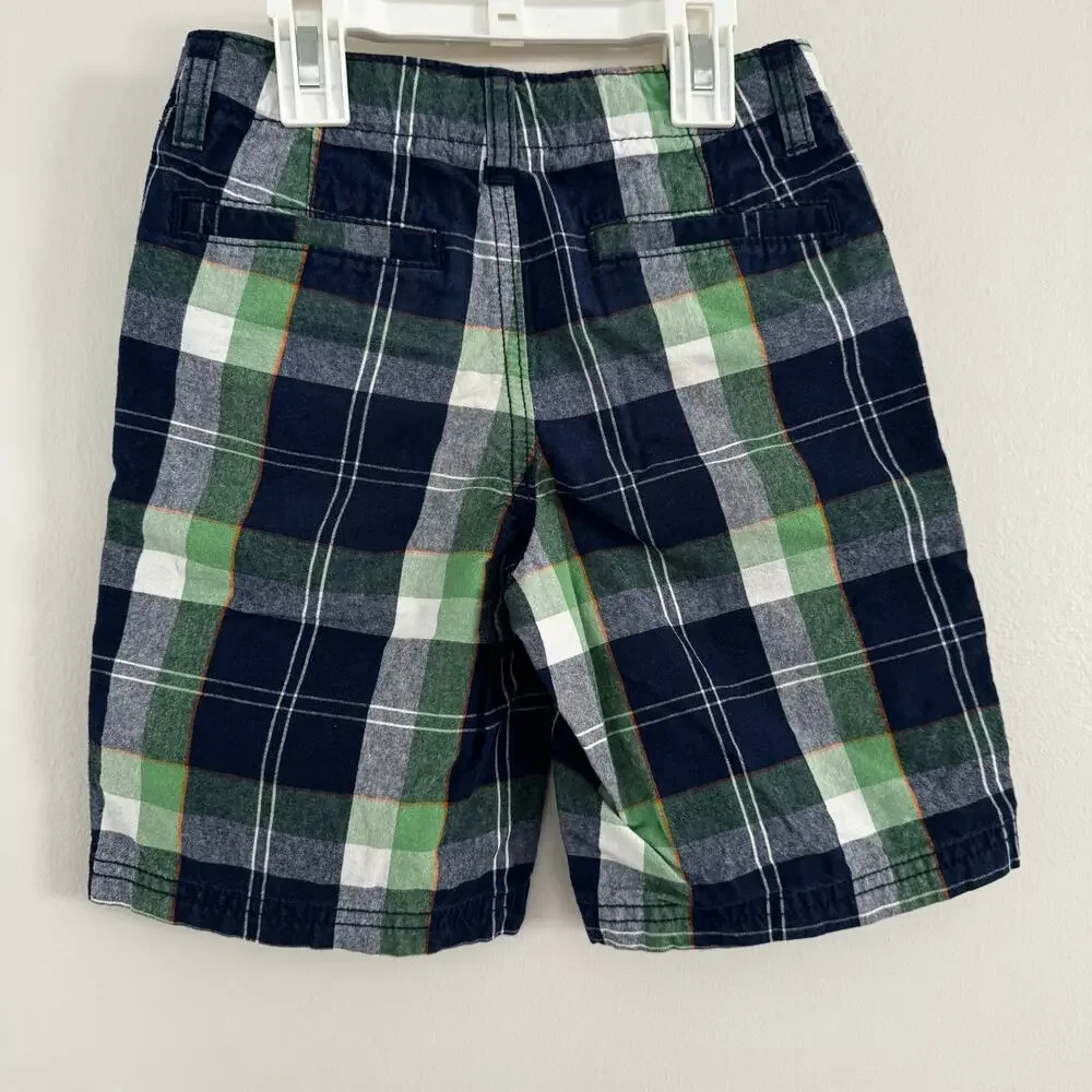 Plaid and Stripe Shorts Bundle:  Includes 3 Pair.